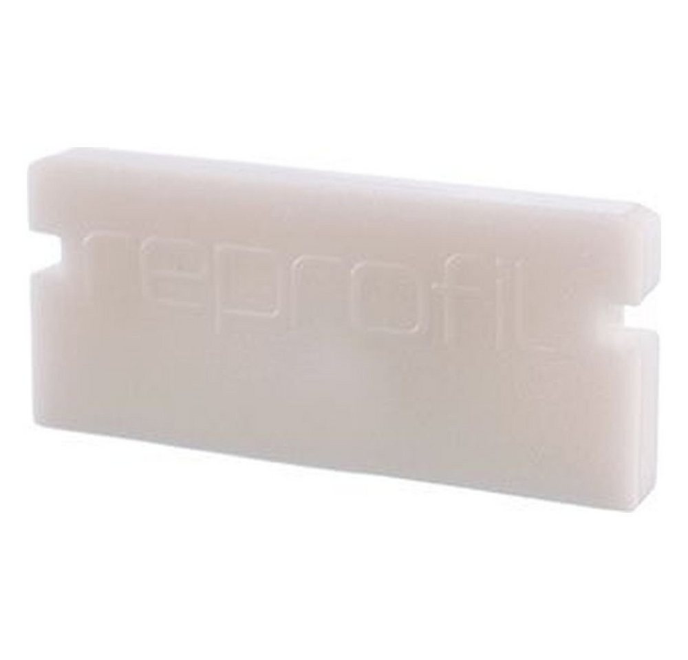 click-licht LED-Stripe-Profil Deko-Light Endkappe P-AU-01-10, 2er-Set, weiß, 16mm, für Abdeckung:, 1-flammig, LED Streifen Profilelemente von click-licht