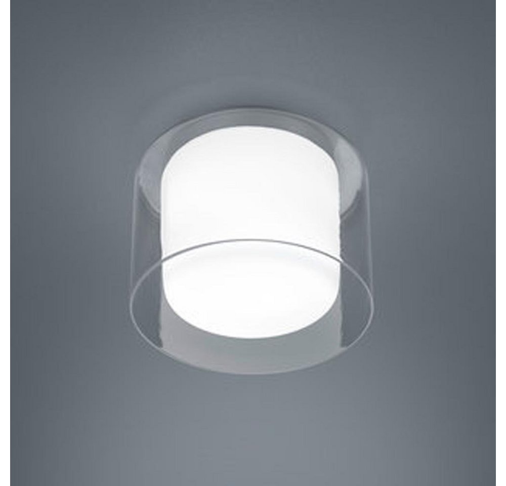 click-licht Spiegelleuchte LED Deckenleuchte Olvi in Chrom 12W 1080lm IP44 230x180mm, keine Angabe, Leuchtmittel enthalten: Ja, fest verbaut, LED, warmweiss, Badezimmerlampen, Badleuchte, Lampen für das Badezimmer von click-licht