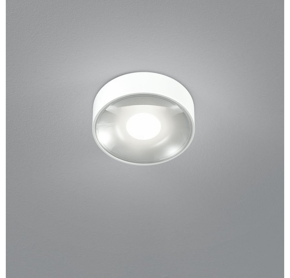 click-licht Spiegelleuchte LED Deckenleuchte Posh in Weiß-matt 6W 320lm, keine Angabe, Leuchtmittel enthalten: Ja, fest verbaut, LED, warmweiss, Badezimmerlampen, Badleuchte, Lampen für das Badezimmer von click-licht