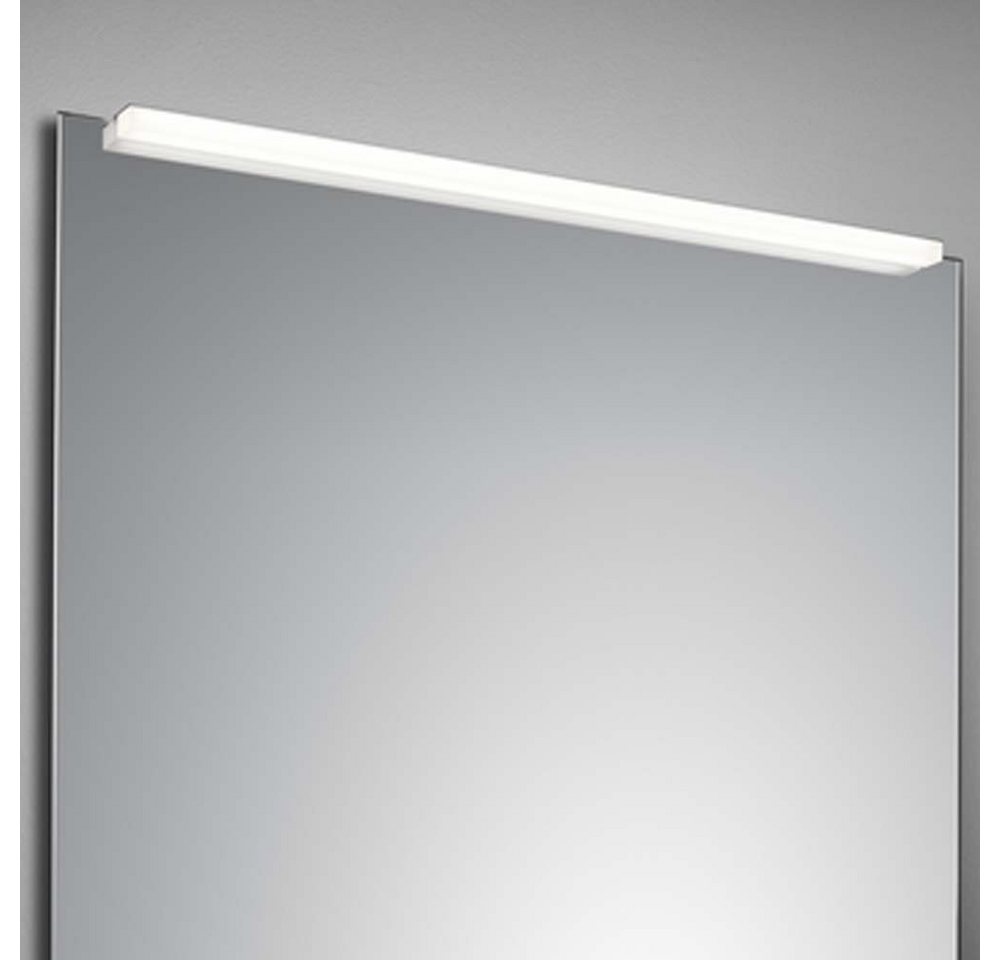click-licht Spiegelleuchte LED Spiegelleuchte Onta in Silber und Weiß 18W 1050lm, keine Angabe, Leuchtmittel enthalten: Ja, fest verbaut, LED, warmweiss, Badezimmerlampen, Badleuchte, Lampen für das Badezimmer von click-licht