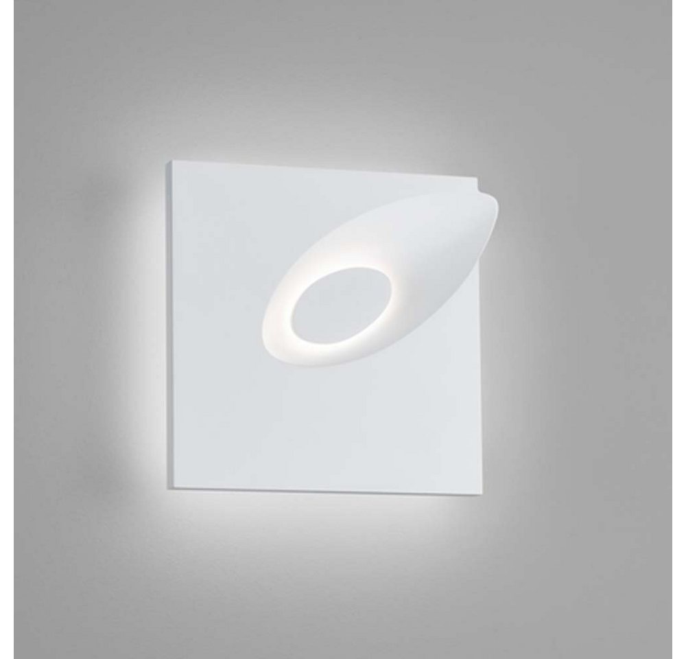 click-licht Spiegelleuchte LED Wandleuchte Tail in Weiß 10W 530lm, keine Angabe, Leuchtmittel enthalten: Ja, fest verbaut, LED, warmweiss, Badezimmerlampen, Badleuchte, Lampen für das Badezimmer von click-licht