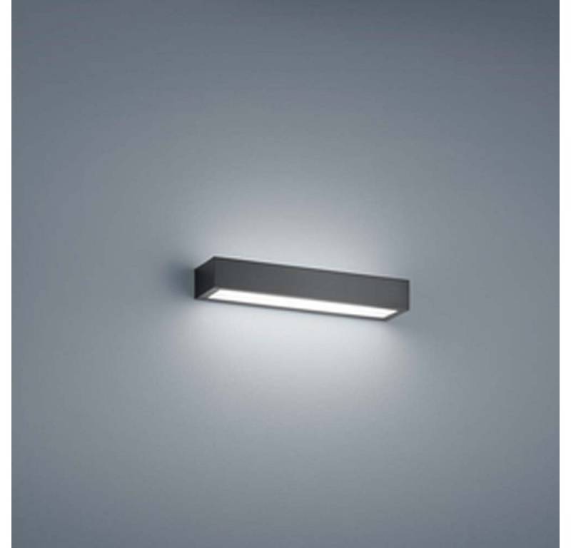 click-licht Spiegelleuchte LED Wandleuchte Theia in Schwarz-matt 12W 495lm 300mm, keine Angabe, Leuchtmittel enthalten: Ja, fest verbaut, LED, warmweiss, Badezimmerlampen, Badleuchte, Lampen für das Badezimmer von click-licht