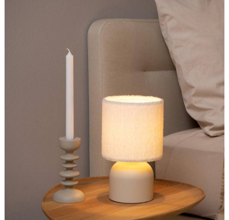 click-licht Tischleuchte WOOLLY, Farbe: Beige, :, kein Leuchtmittel enthalten, 2700 von click-licht
