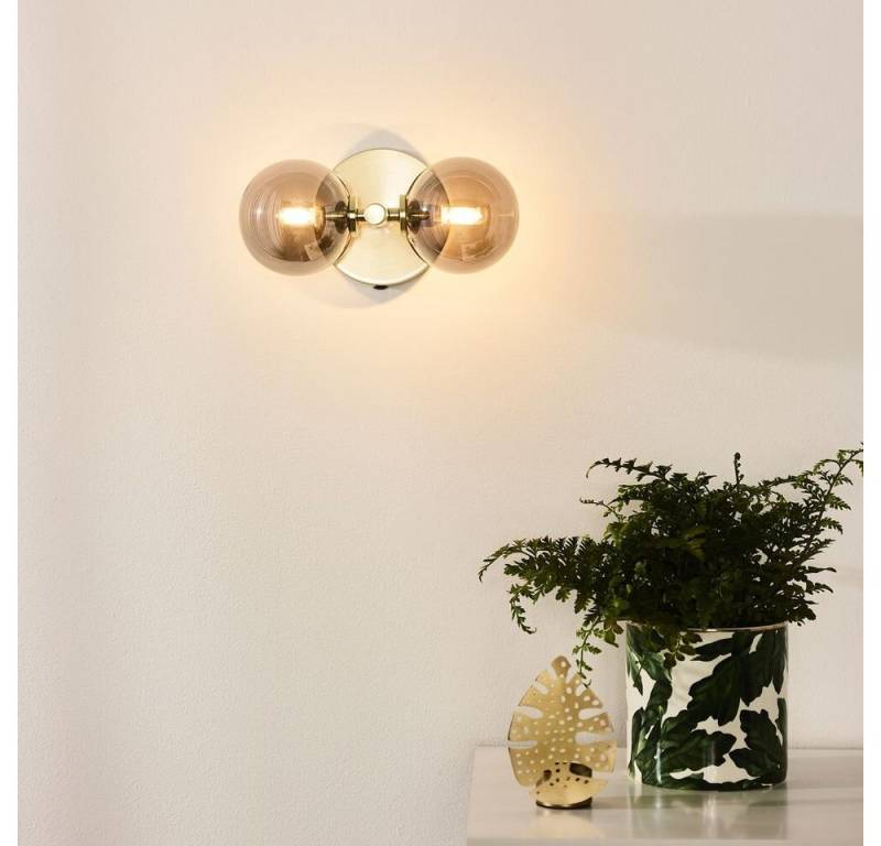 click-licht Wandleuchte Tycho, Farbe: Gold-matt, :, kein Leuchtmittel enthalten, 2700 von click-licht