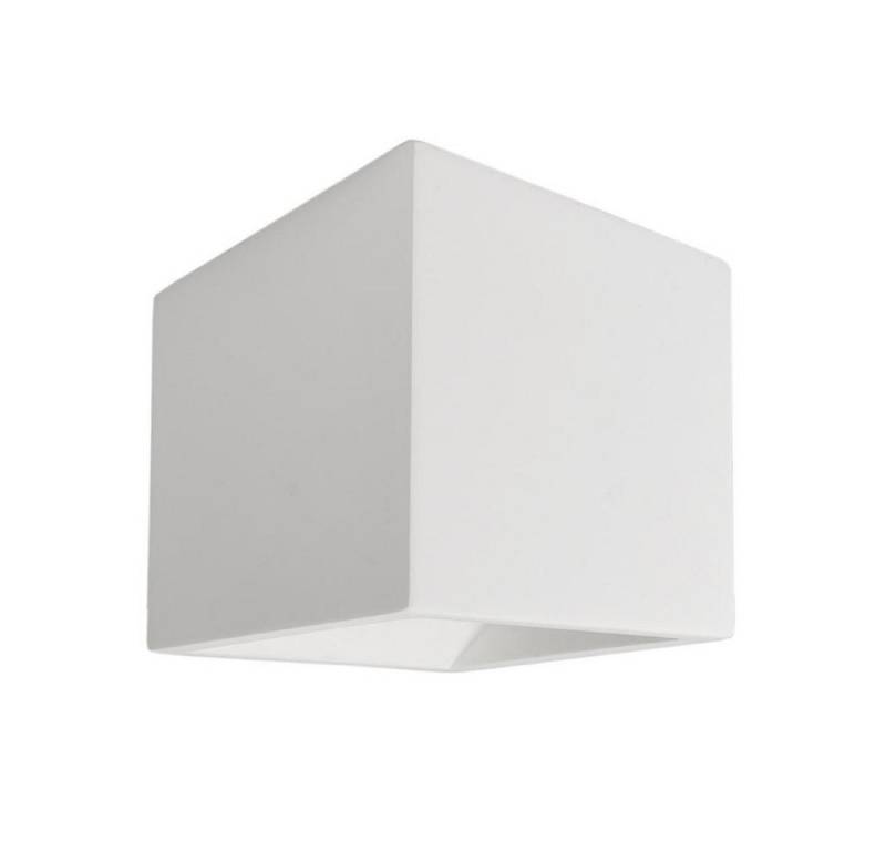 click-licht Wandleuchte Wandleuchte Cube in Weiß G9, keine Angabe, Leuchtmittel enthalten: Nein, warmweiss, Wandleuchte von click-licht