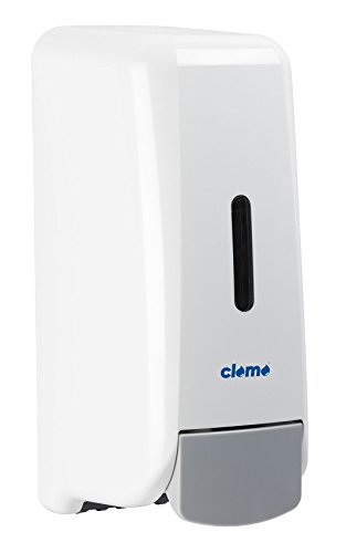 clomo Set: 1 x Schaumseifenspender (Seifenspender) Manuell inkl Schaumseife Kartusche 1000 ml von clomo
