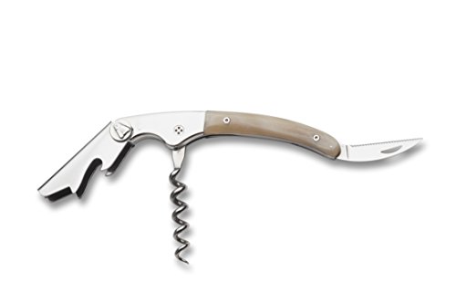 Claude Dozorme Laguiole Messer mit Horngriff, Flaschen√∂ffner, Kapselschneider, Konischer Kerzendocht, Einstellschl√ľssel von clos laguiole