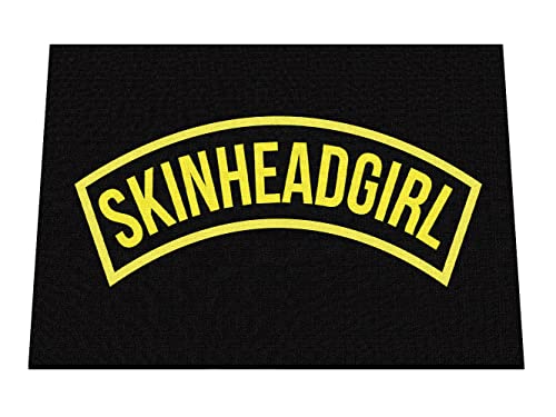 clothinx Skinheadgirl - 60cm x 40cm x 0,5cm Fussmatte mit Aufdruck von clothinx