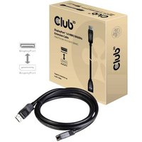 Club3D DisplayPort Verlängerungskabel DisplayPort Stecker, DisplayPort Buchse 2.00m Schwarz CAC-102 von Club3D