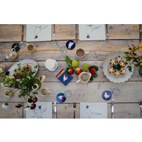 Fasan Tischsets & Untersetzer Geschirr Set Aus Melamin von cluckcluckbiz