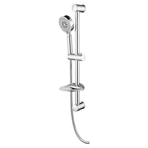 DURO Dusch-Set Darsena, 5 Strahlarten, Handbrause mit Anti-Kalk-System, Ausziehbarer und Gestärkter Schlauch, 1,5 m Schlauchlänge & 0,57 m Einbaulänge DURO Dusch-Set Darsena, 5 Strahlarten, Handbrause mit Anti-Kalk-System, Ausziehbarer und Gestärkter Schlauch, 1,5 m Schlauchlänge & 0,57 m Einbaulänge von cluro