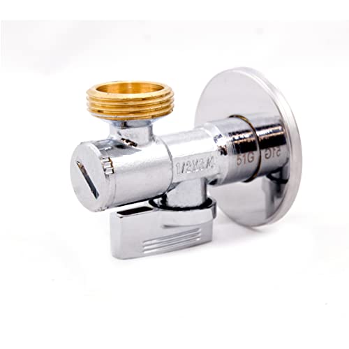 DURO Eckventil SMART, 1/2 auf 3/4 Zoll Eckregulierventil für Kalt- und Warmwasserleitungen, Verchromt, mit 1/4 Umdrehungs-Schließventil zum Schnellen Öffnen und Schließen des Ventils, mit Filter DURO Eckventil SMART, 1/2 auf 3/4 Zoll Eckregulierventil für Kalt- und Warmwasserleitungen, Verchromt, mit 1/4 Umdrehungs-Schließventil zum Schnellen Öffnen und Schließen des Ventils, mit Filter von cluro
