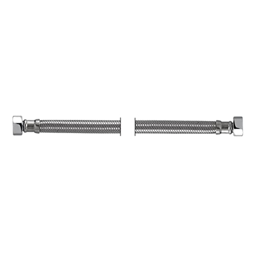 DURO FLEX Anschlussschlauch TAQ HG, mit einem Durchmesser von 8 mm, Durchfluss 28 l/min., 1/2 x 1/2 Zoll, Flexibler und Robuster Schlauch, Drehgewinde an beiden Enden, 300 mm DURO FLEX Anschlussschlauch TAQ HG, mit einem Durchmesser von 8 mm, Durchfluss 28 l/min., 1/2 x 1/2 Zoll, Flexibler und Robuster Schlauch, Drehgewinde an beiden Enden, 300 mm von cluro