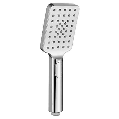 DURO Handbrause Tigre, Verchromter Duschkopf für die Heimische Dusche, zum Wohlfühlen, Integriertes Anti-Kalk-System, Wassersparender Brausekopf, Hochdruck, mit 3 Strahlarten DURO Handbrause Tigre, Verchromter Duschkopf für die Heimische Dusche, zum Wohlfühlen, Integriertes Anti-Kalk-System, Wassersparender Brausekopf, Hochdruck, mit 3 Strahlarten von cluro