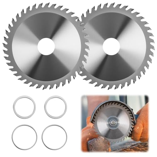 11,4 cm Winkelschleifer-Trennscheibe, 115 mm, 40 Zähne, Kreissägeblatt für Holz, PVC und Kunststoff, 22,23 mm Bohrung, 12000 U/min, Hochgeschwindigkeits-Kohlenstoffstahl-Schleifblatt 11,4 cm Winkelschleifer-Trennscheibe, 115 mm, 40 Zähne, Kreissägeblatt für Holz, PVC und Kunststoff, 22,23 mm Bohrung, 12000 U/min, Hochgeschwindigkeits-Kohlenstoffstahl-Schleifblatt von coalwop