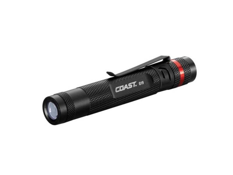 coast LED Taschenlampe, Helle Outdoor Mini Stiftlampe mit Inspektionsstrahl bis zu 20 Metern von coast