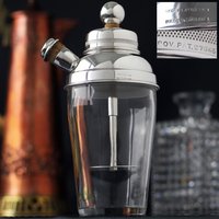 Antiker Versilberter Cocktailshaker - David Hollander & Sons Ltd, England von cobaltblau2013