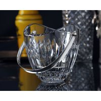 Vintage Cut Crystal Eiskübel Sterling Silber Bar Warenkorb Zubehör von cobaltblau2013