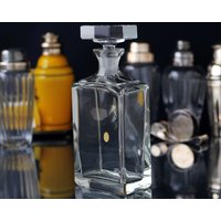 Whisky-Dekanter, Geschliffenes Kristall, Glas, Spirituosen-Dekanter/Whisky-Karaffe, Spirituosen-Karaffe, Barzubehör & Zubehör Für Den Barwagen von cobaltblau2013