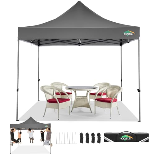 COBIZI pavillon 3x3 wasserdicht stabil Winterfest faltpavillon 3x3,Outdoor faltbar pavillon Party Zelt,gartenpavillon, Grau COBIZI pavillon 3x3 wasserdicht stabil Winterfest faltpavillon 3x3,Outdoor faltbar pavillon Party Zelt,gartenpavillon, Grau von COBIZI