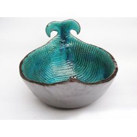Fischwaschbecken - Tischplatte Wasbasin, Badezimmer Waschbecken, Handgemachte Keramik Spüle, Auf Bestellung von coceramicsstudio