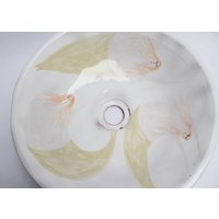 Handgefertigte Keramik Mermaid Sink Wunderliche Waschbecken von coceramicsstudio