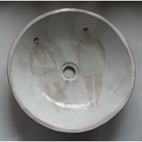 Handgefertigte Keramik Waschbecken Mr. & Mrs. Swimmers Waschbecken von coceramicsstudio