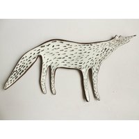 Süßer Wolf - Verschlafener Handgefertigter Keramikteller, Ringschale, Seifenschale, Löffelauflage Made To Order von coceramicsstudio