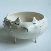 Willow The Igel - Keramik Schale, Übertopf Made To Order von coceramicsstudio