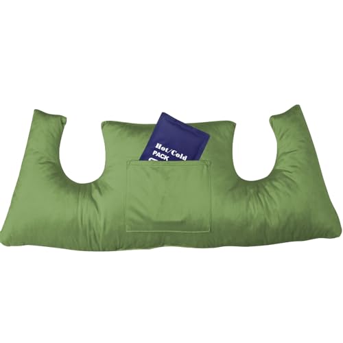 cococar Mastektomie-Kissen – postoperatives Kissen nach Brustkrebs oder Brustverkleinerung, Lumpektomie, Patientenpflege, Heilunterstützung für Portschrittmacher und Herzchirurgie (Grün) von cococar