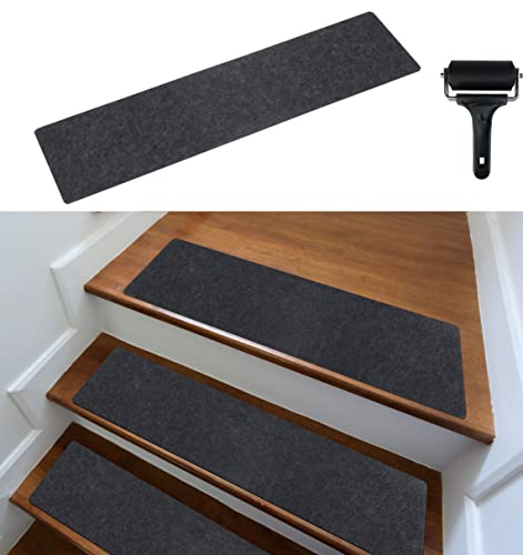 cocofy Treppenstufen Matten modern 5er Set, 75x20 cm groß Filz selbstklebend | Stufenmatten innen 5 Stück Teppich Treppenstufen Treppenteppich selbstklebend Treppen, dunkelgrau anthrazit cocofy Treppenstufen Matten modern 5er Set, 75x20 cm groß Filz selbstklebend | Stufenmatten innen 5 Stück Teppich Treppenstufen Treppenteppich selbstklebend Treppen, dunkelgrau anthrazit von cocofy