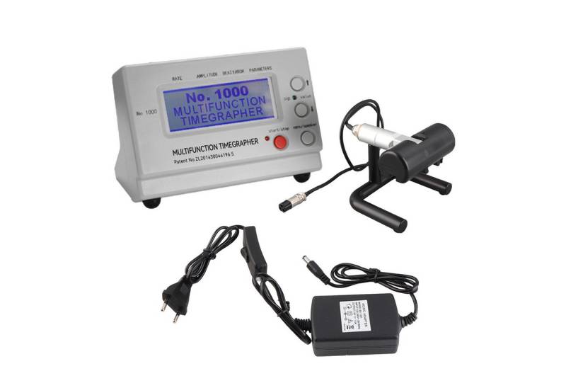 cocosity Demontagewerkzeug Professioneller Chronographen-Tester für mechanische Uhren, Hochauflösendes LCD-Display, professioneller Multifunktionstimer von cocosity