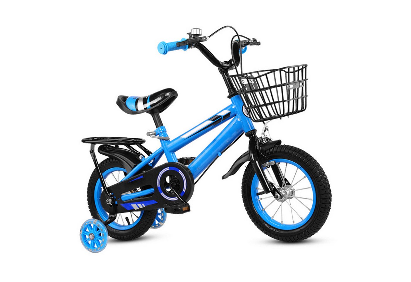 cocosity Kinderfahrrad 35 cm Kinderfahrrad mit abnehmbarem Korb, geeignet für 2-7 Jahre, Höhenverstellbar, geschlossener Kettenschutz von cocosity