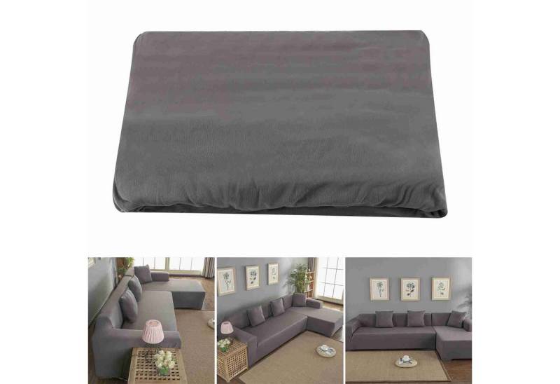 cocosity Sofabezug 3+2 Sitz Ecksofa-Bezug L-Form Wohnmöbelschutz, Polyester, Grau, Sofabezug, L-Form, für Zuhause, Möbel schützen von cocosity