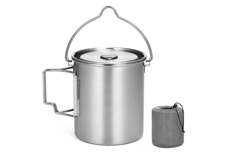cocosity Topf-Set Tragbarer 750-ml-Lixada-Behälter für Camping und Kochen im Freien, Aus Edelstahl, mit Deckel und klappbarem Griff cocosity Topf-Set Tragbarer 750-ml-Lixada-Behälter für Camping und Kochen im Freien, Aus Edelstahl, mit Deckel und klappbarem Griff von cocosity