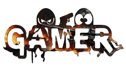 codiarts. XXL GAMER Wanddekor 3D-Panel | Lasergeschnitten | Designs WOT FN COD GRAFITTI METAL HOLZ (SMALL, WOT) von codiarts.