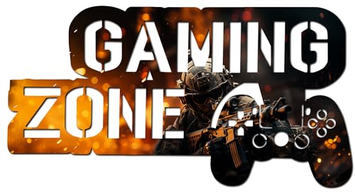 codiarts. XXL Gaming Zone Wanddekor 3D-Panel | Lasergeschnitten | Designs WOT FN COD GRAFITTI METAL HOLZ (LARGE, COD) von codiarts.