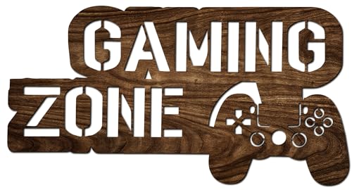 codiarts. XXL Gaming Zone Wanddekor 3D-Panel | Lasergeschnitten | Designs WOT FN COD GRAFITTI METAL HOLZ (LARGE, Nussbaum Holz) von codiarts.