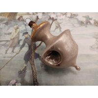 Antike Christbaumkugel Weihnachtskugel Reflexkugel 3 Einstiche Vintage Glasschmuck French Shabby Patina von coerdefleur