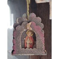 Vintage Weihnachtshänger Christbaumschmuck Antik Brocante Patina Glimmering Christmas Ornament Religious Tannenbaum Boudoir Bohemian Shabby Vintage Weihnachtshänger Christbaumschmuck Antik Brocante Patina Glimmering Christmas Ornament Religious Tannenbaum Boudoir Bohemian Shabby von coerdefleur