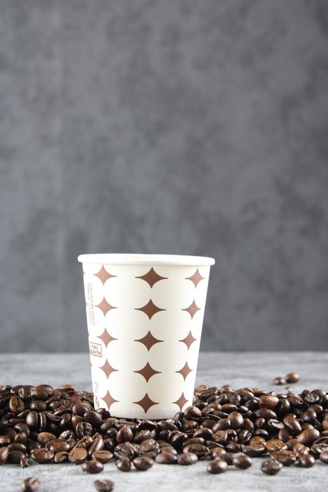 cofi1453 Coffee-to-go-Becher Kaffeebecher Stern Papierbecher PE beschichtet 6oz 180ml von cofi1453