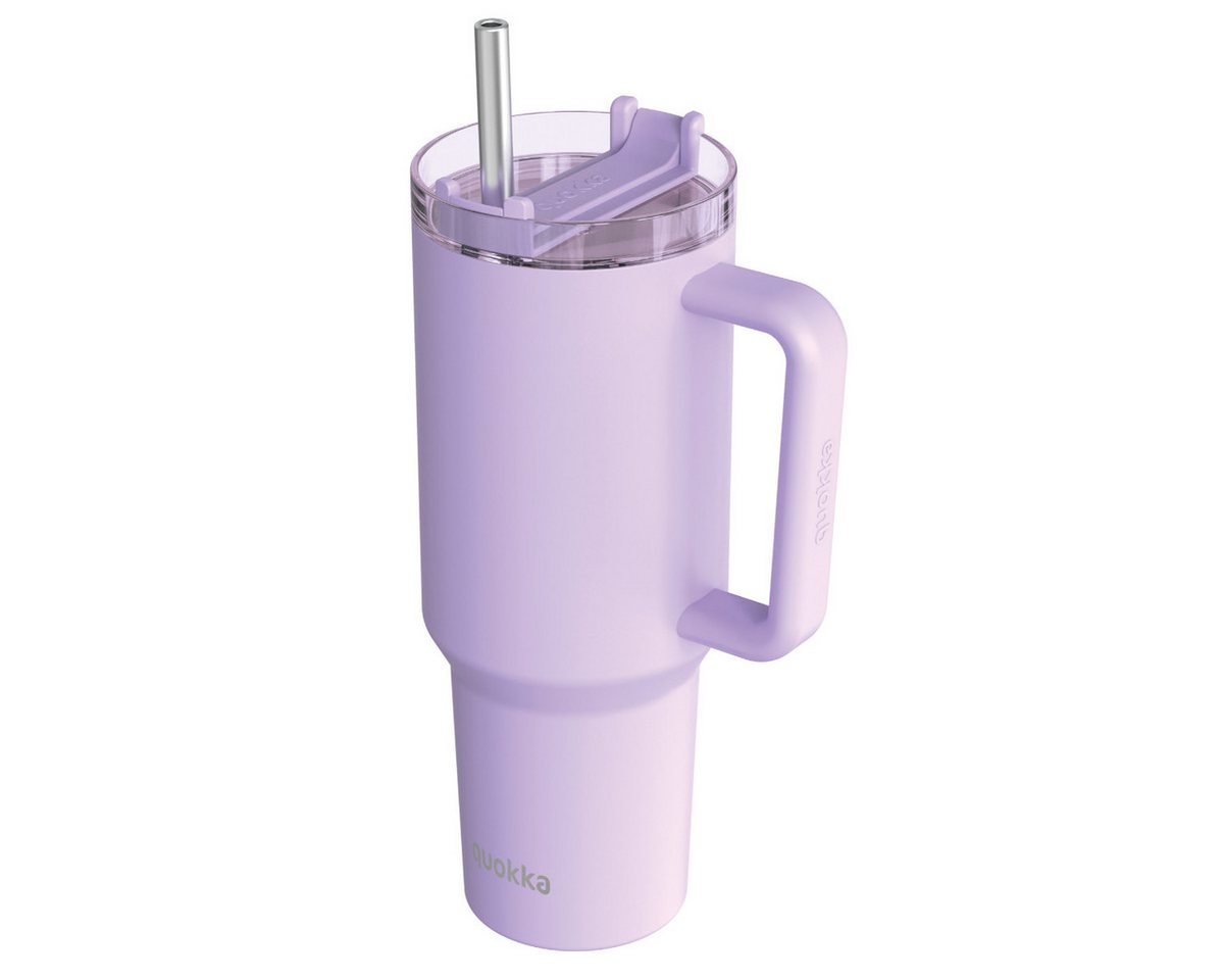 Quokkabottle Trinkflasche - Isolierte Edelstahl-Trinkflasche mit Griff und Strohhalm, doppelwandig und ergonomisch Quokkabottle Trinkflasche - Isolierte Edelstahl-Trinkflasche mit Griff und Strohhalm, doppelwandig und ergonomisch von Quokkabottle