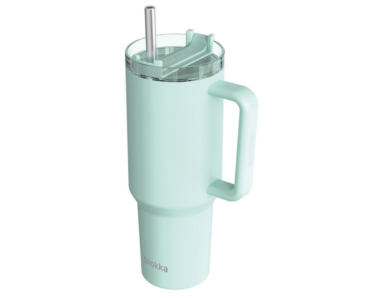 Quokkabottle Trinkflasche - Isolierte Edelstahl-Trinkflasche mit Griff und Strohhalm, doppelwandig und ergonomisch Quokkabottle Trinkflasche - Isolierte Edelstahl-Trinkflasche mit Griff und Strohhalm, doppelwandig und ergonomisch von Quokkabottle