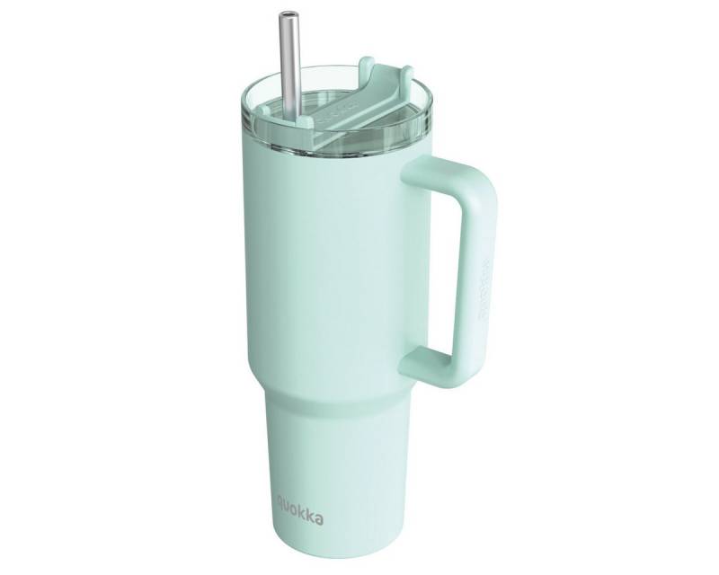 Quokkabottle Trinkflasche - Isolierte Edelstahl-Trinkflasche mit Griff und Strohhalm, doppelwandig und ergonomisch Quokkabottle Trinkflasche - Isolierte Edelstahl-Trinkflasche mit Griff und Strohhalm, doppelwandig und ergonomisch von Quokkabottle