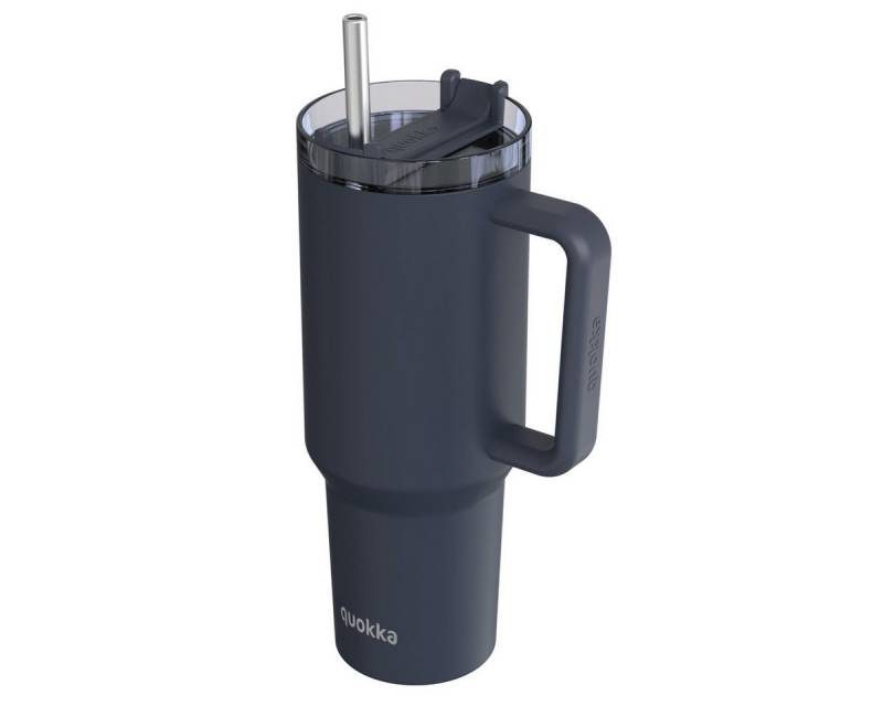 Quokkabottle Trinkflasche - Isolierte Edelstahl-Trinkflasche mit Griff und Strohhalm, doppelwandig und ergonomisch von Quokkabottle