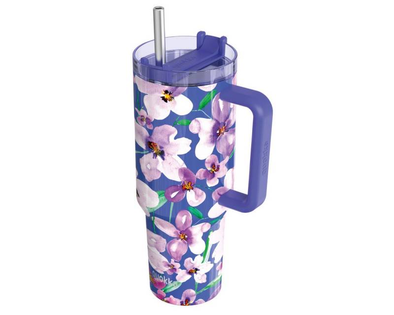 Quokkabottle Trinkflasche - Isolierte Edelstahl-Trinkflasche mit Griff und Strohhalm, doppelwandig und ergonomisch Quokkabottle Trinkflasche - Isolierte Edelstahl-Trinkflasche mit Griff und Strohhalm, doppelwandig und ergonomisch von Quokkabottle