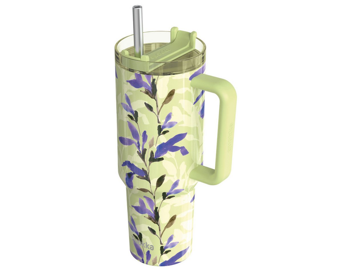 Quokkabottle Trinkflasche - Isolierte Edelstahl-Trinkflasche mit Griff und Strohhalm, doppelwandig und ergonomisch Quokkabottle Trinkflasche - Isolierte Edelstahl-Trinkflasche mit Griff und Strohhalm, doppelwandig und ergonomisch von Quokkabottle