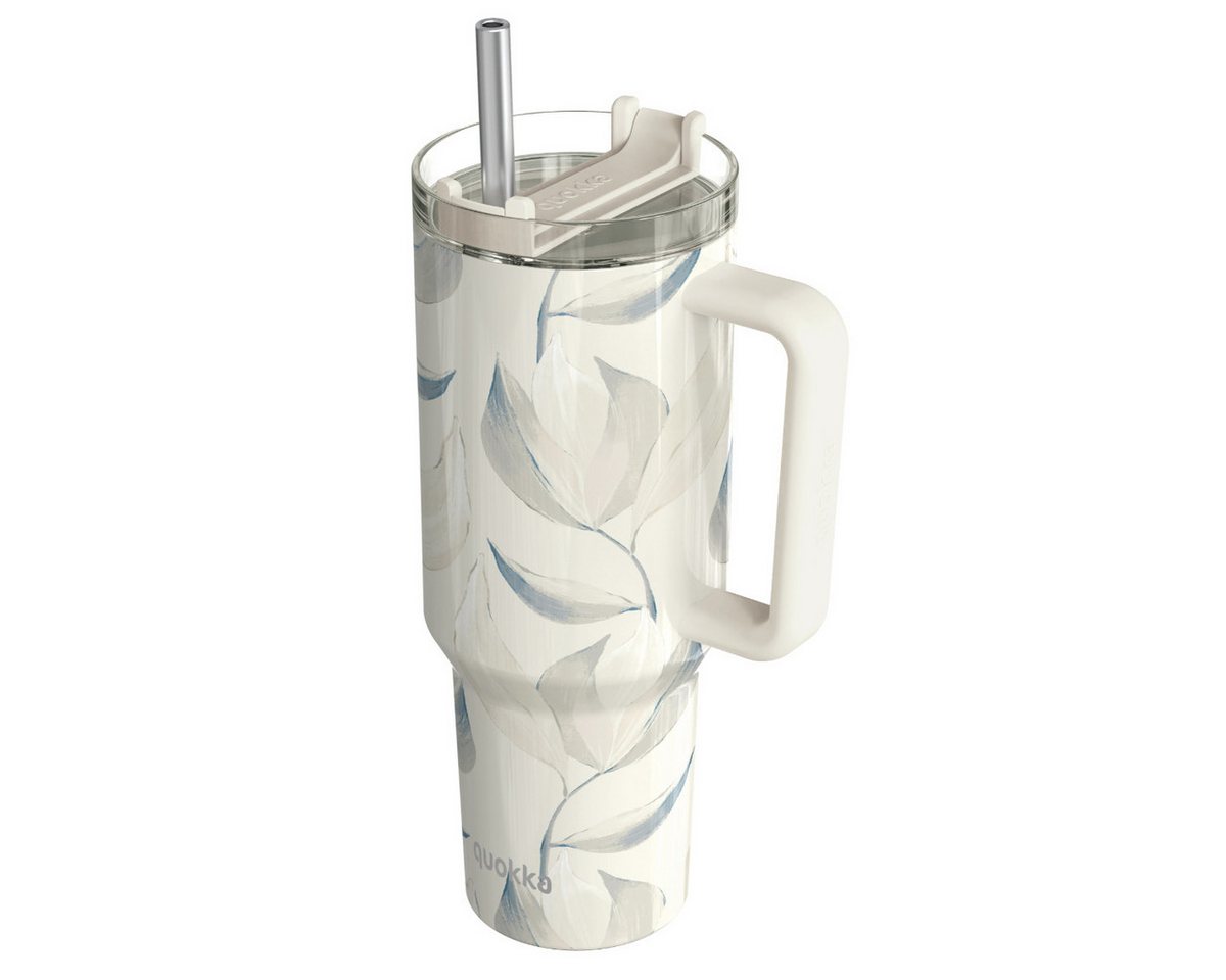 Quokkabottle Trinkflasche - Isolierte Edelstahl-Trinkflasche mit Griff und Strohhalm, doppelwandig und ergonomisch Quokkabottle Trinkflasche - Isolierte Edelstahl-Trinkflasche mit Griff und Strohhalm, doppelwandig und ergonomisch von Quokkabottle