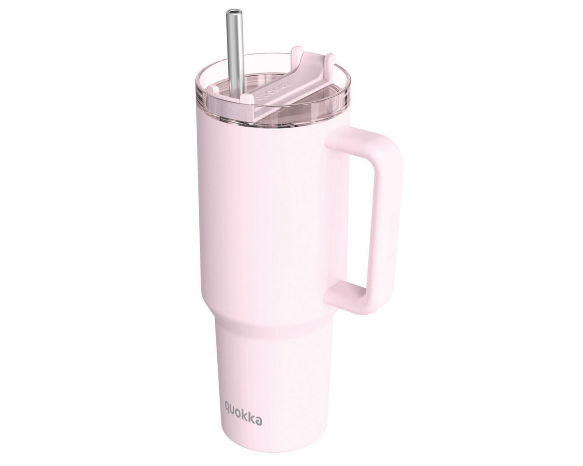 Quokkabottle Trinkflasche - Isolierte Edelstahl-Trinkflasche mit Griff und Strohhalm, doppelwandig und ergonomisch Quokkabottle Trinkflasche - Isolierte Edelstahl-Trinkflasche mit Griff und Strohhalm, doppelwandig und ergonomisch von Quokkabottle