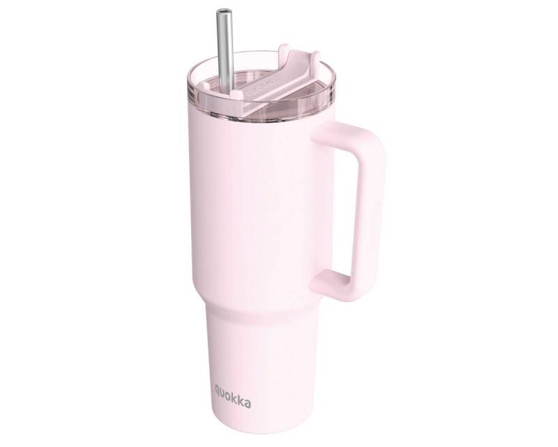 Quokkabottle Trinkflasche - Isolierte Edelstahl-Trinkflasche mit Griff und Strohhalm, doppelwandig und ergonomisch Quokkabottle Trinkflasche - Isolierte Edelstahl-Trinkflasche mit Griff und Strohhalm, doppelwandig und ergonomisch von Quokkabottle